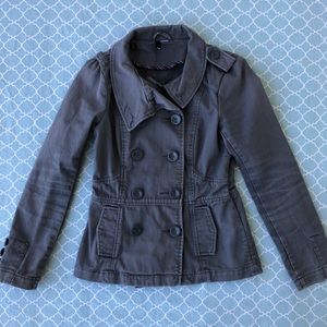 H&M Gray Peacoat